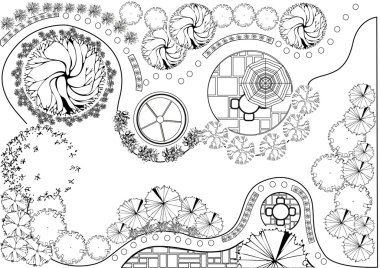 Landscape Plan clipart