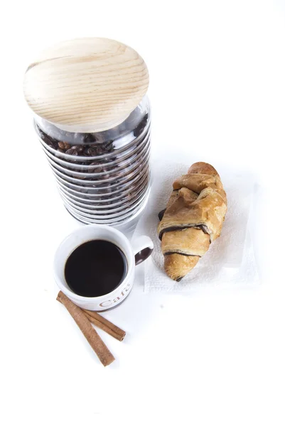 Kaffeefrühstück — Stockfoto