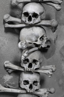 Skull and bones clipart
