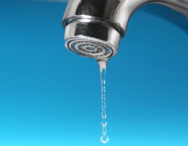 Faucet and water drops clipart