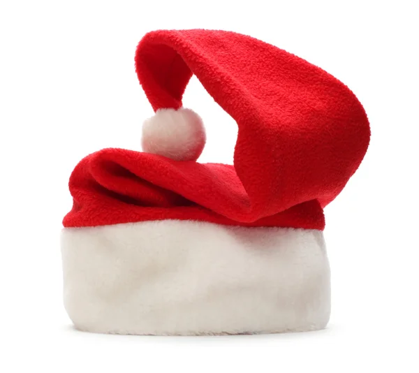 Червоний Санта Клауса капелюх — стокове фото
