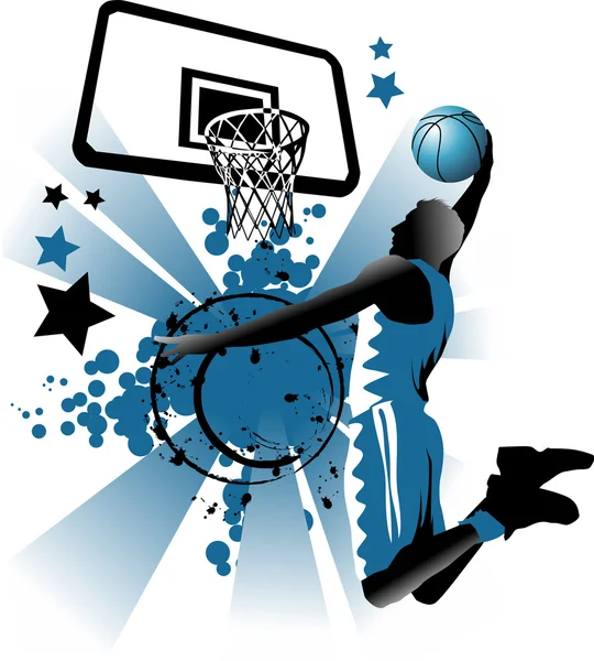Basketballziele — Stockvektor