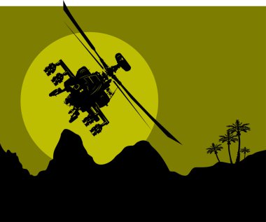 Night flight clipart