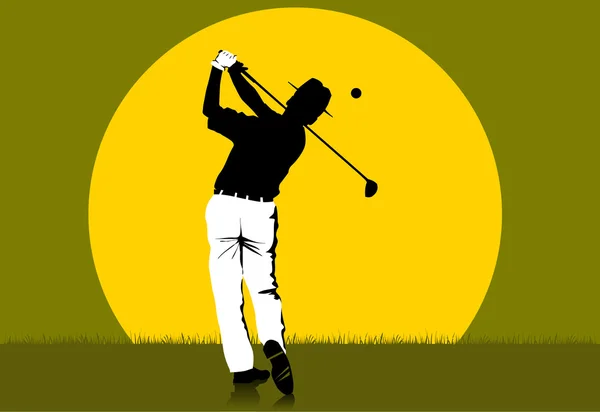 Mejor golf — Vector de stock