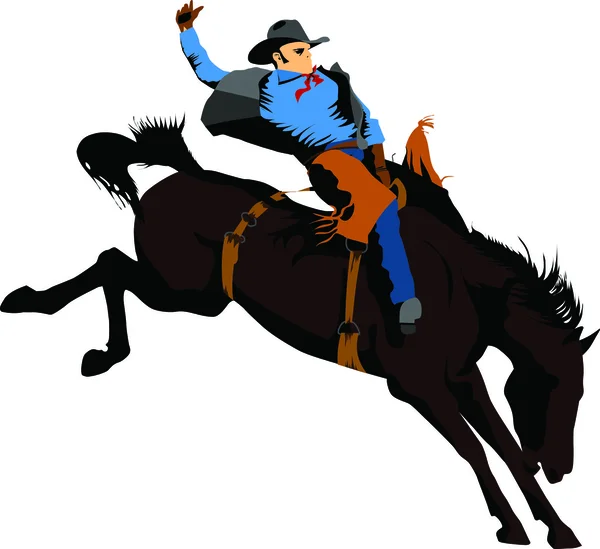 Cowboy — Vettoriale Stock