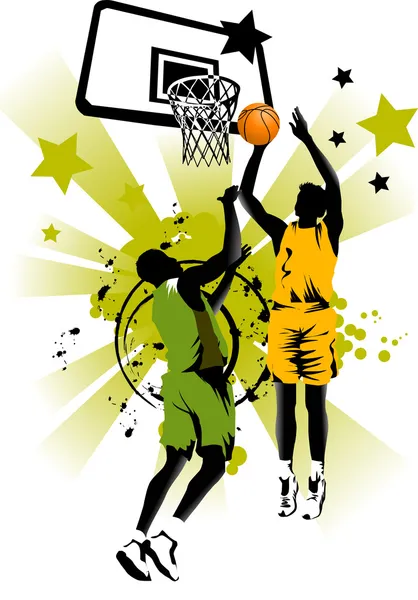 Basket-ball pour toujours — Image vectorielle