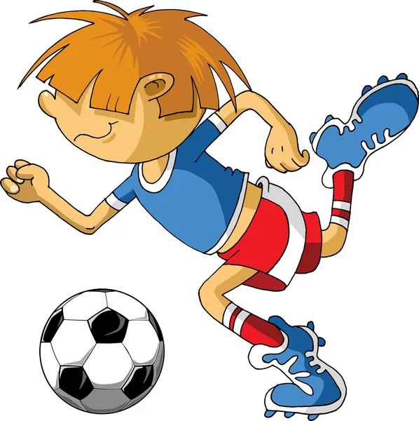 Petit soccer — Image vectorielle