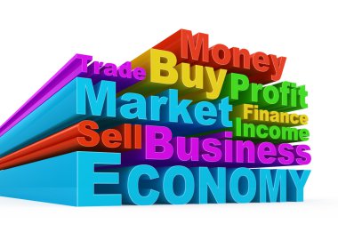 3d iş Etiketler üzerinde beyaz izole