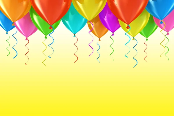 Party balloons abstract background — Stock Photo, Image