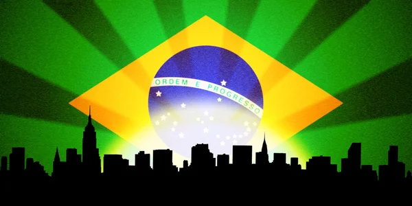 Brasilianska stadsbild — Stockfoto