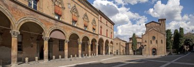 Santo Stefano square in Bologna clipart