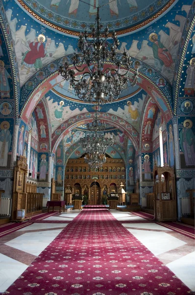 Igreja ortodoxa cristã interior — Fotografia de Stock