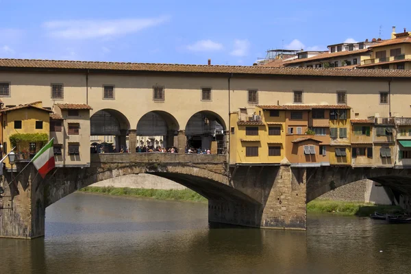 Ponte vecchio ve Florencii, Itálie — Stock fotografie