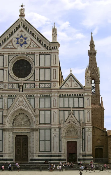 Die Basilica di Santa Croce in Florenz — Stockfoto