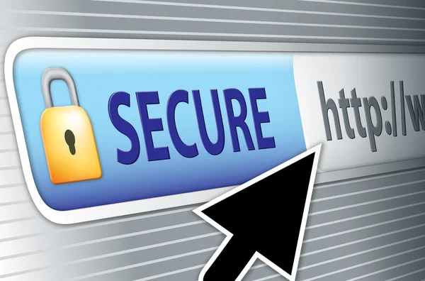 Internet segura — Fotografia de Stock