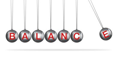 Balance concept clipart