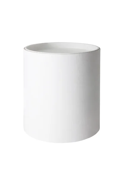 Caja redonda blanca —  Fotos de Stock