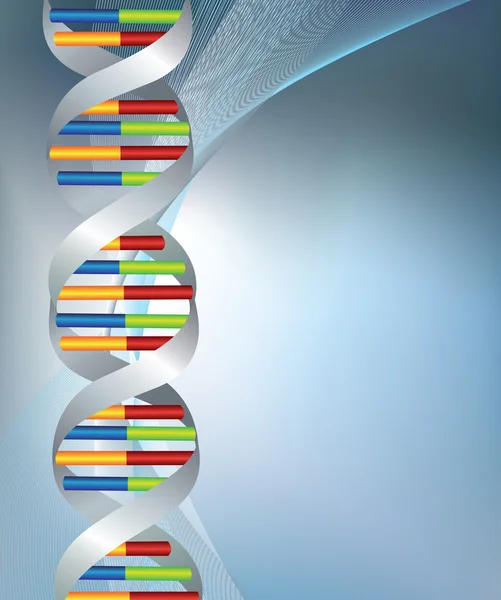 Sfondo del DNA — Vettoriale Stock