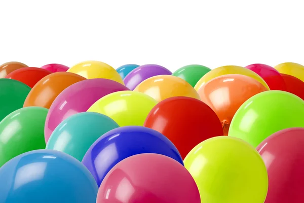 Balões na parte inferior da foto — Fotografia de Stock