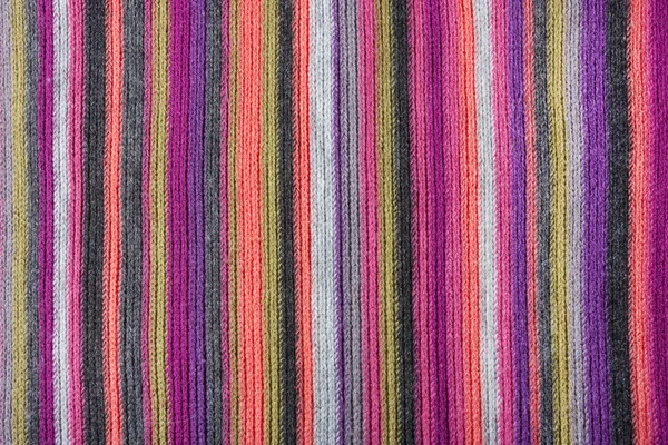 KNITTED STRIPED BACKGROUND — Stock Photo, Image