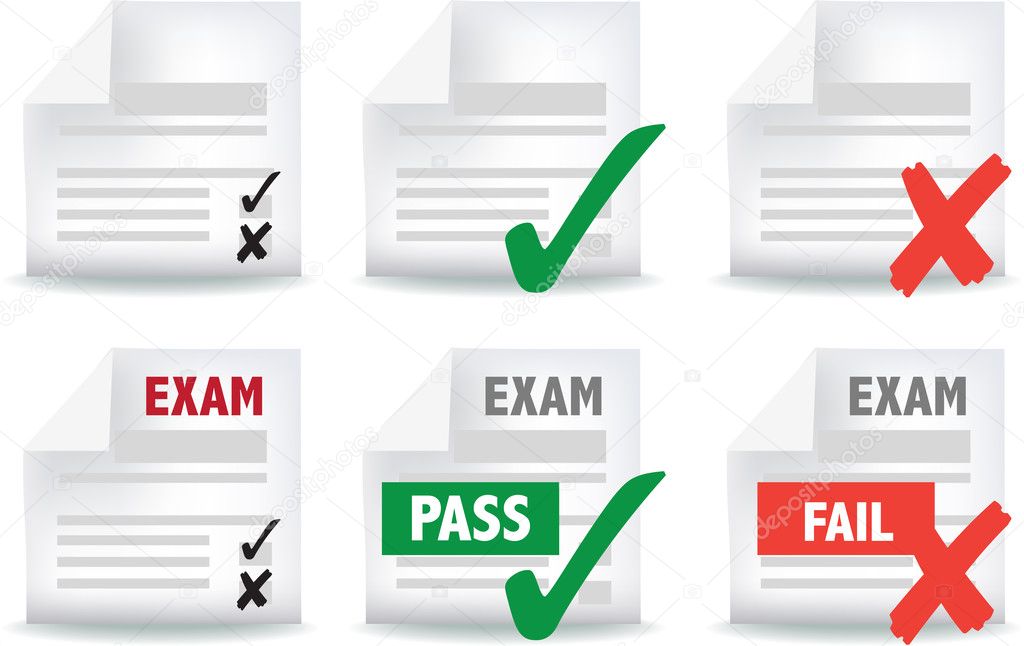 Exam paper icon