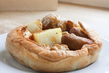 İngiliz tarzı yorkshire pudingi