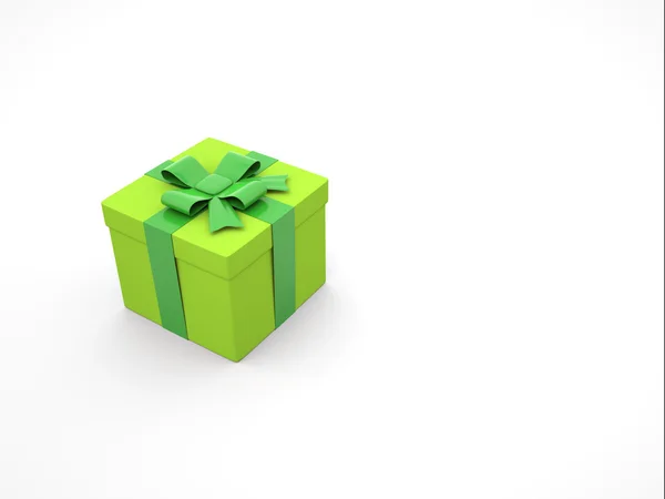 Caixa de presente 3d — Fotografia de Stock