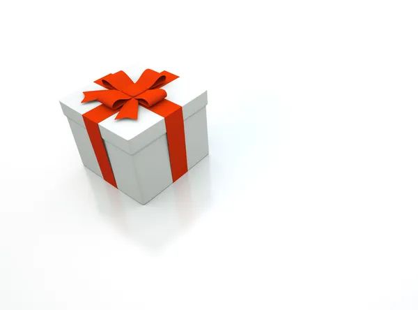 3D-s ajándék doboz — Stock Fotó