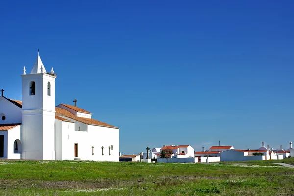 ルス村の教会 アレンテジョ ポルトガル — ストック写真