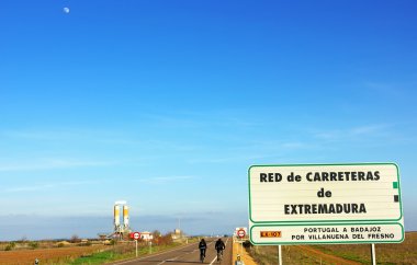 İspanya extremadura bölgesinin yol.