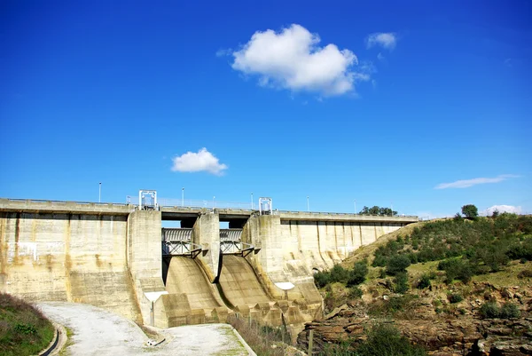 ポルトガルのダムの壁 — ストック写真