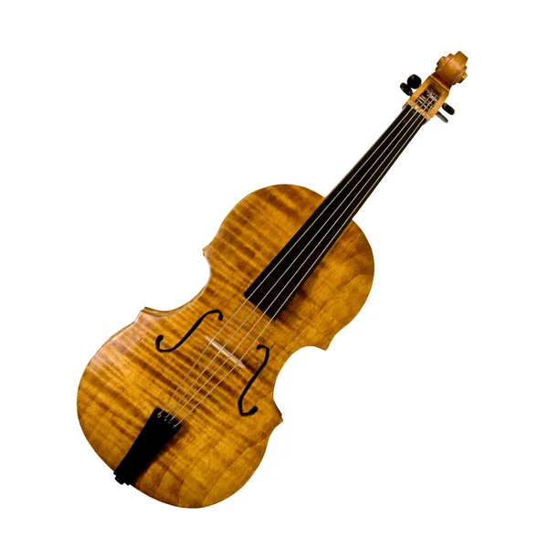 Мініатюрні різьблені скрипка — стокове фото