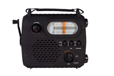 Emergency radio isolated clipart