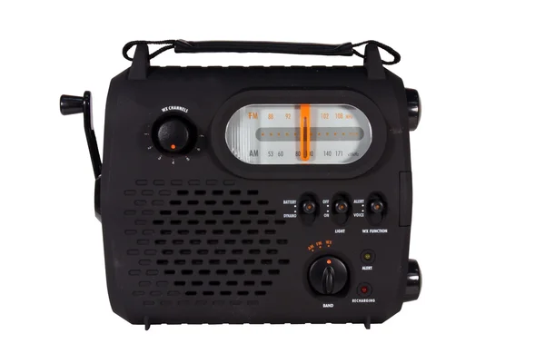 Emergency radio isolated — Stock Photo, Image