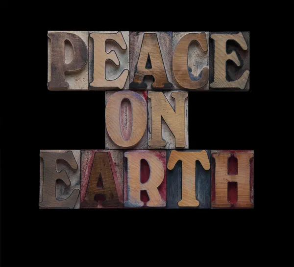 Fred på jorden. – stockfoto