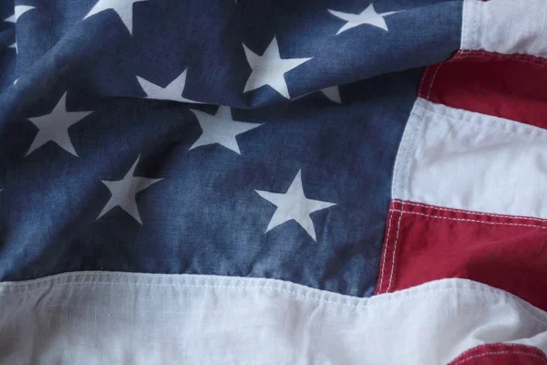 USA vlajka pohled zblízka — Stock fotografie