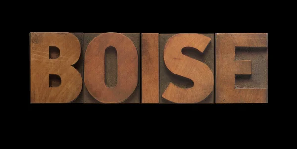 Boise, στο παλιό είδος ξύλου — Φωτογραφία Αρχείου