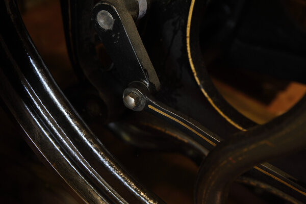 Details of antique letterpress