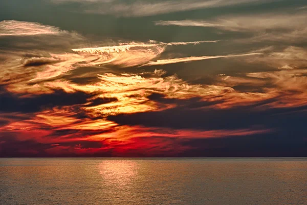 Dramatic Evening Sunset — Stock Photo, Image