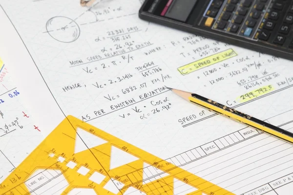 Ecuación de ingeniería — Foto de Stock