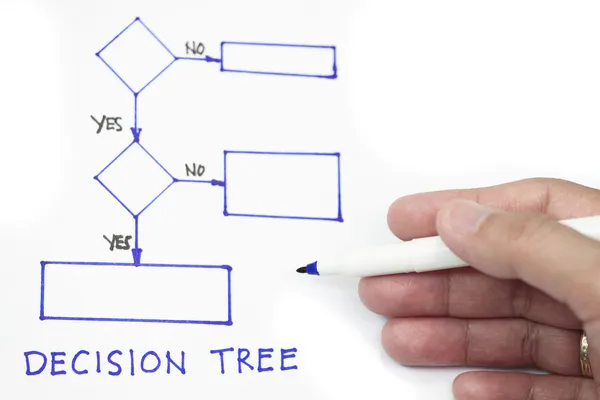 Decision tree — Stock Photo, Image