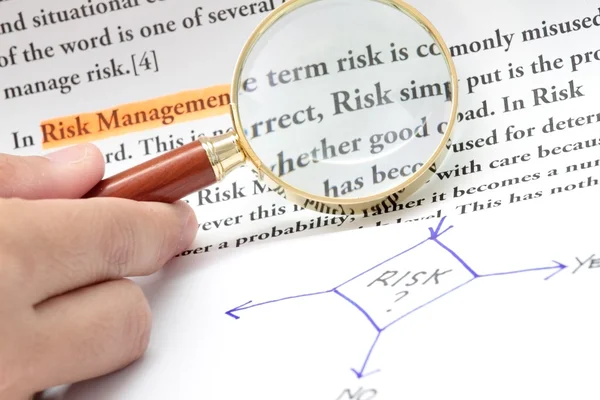 Risk management — Stock Photo, Image