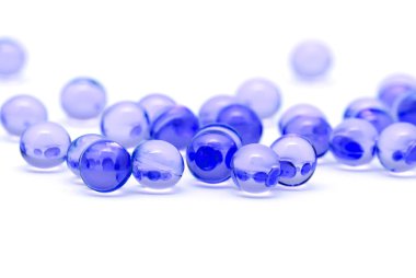 Transparent blue capsules clipart