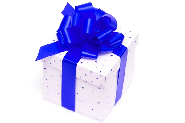 Caja de regalo blanca — Foto de Stock