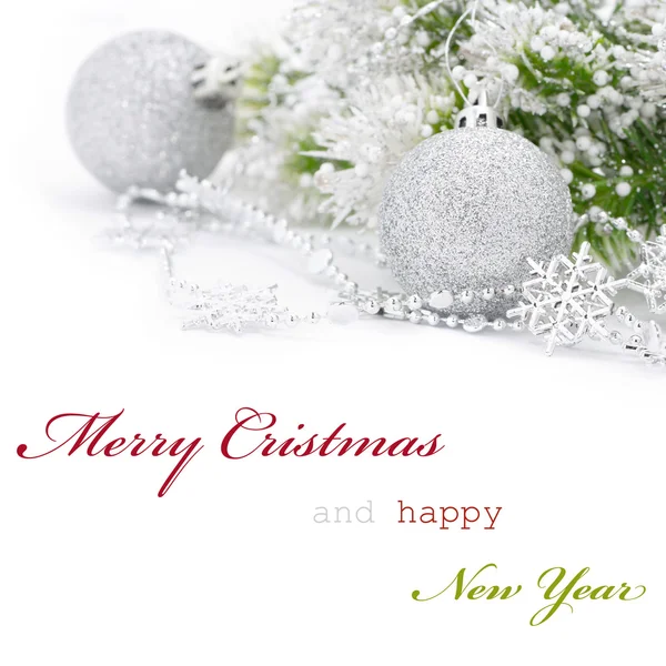 Christmas greeting card — Stock Photo, Image