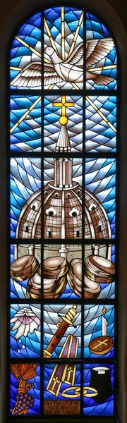 Okno Kościoła — Zdjęcie stockowe