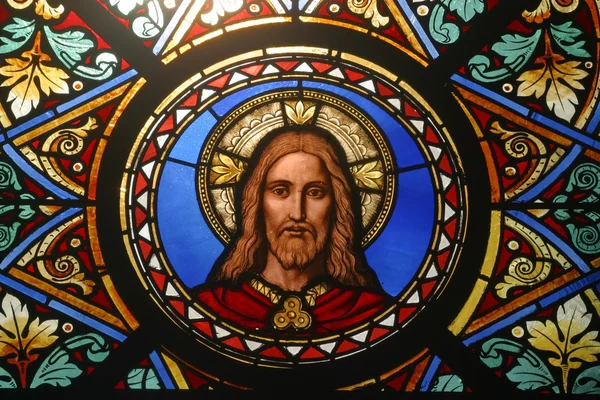 Jesus, stained glass