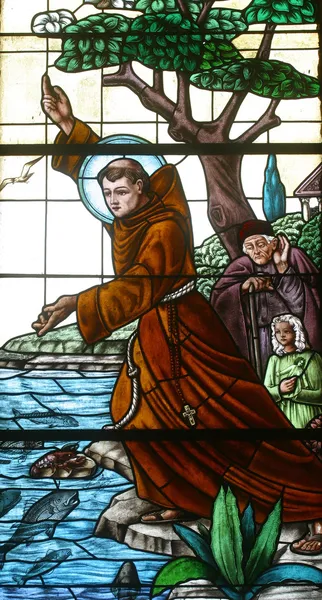 Święty Antoni z Padwy — Zdjęcie stockowe