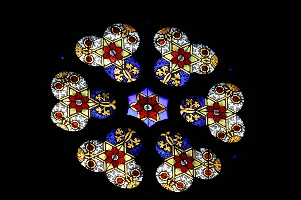 Vetri Colorati Nella Cattedrale Zagabria — Foto Stock