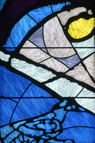Окно Церкви Витражах — стоковое фото